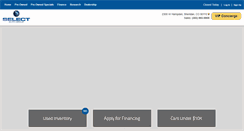Desktop Screenshot of driveselectauto.com