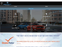 Tablet Screenshot of driveselectauto.com